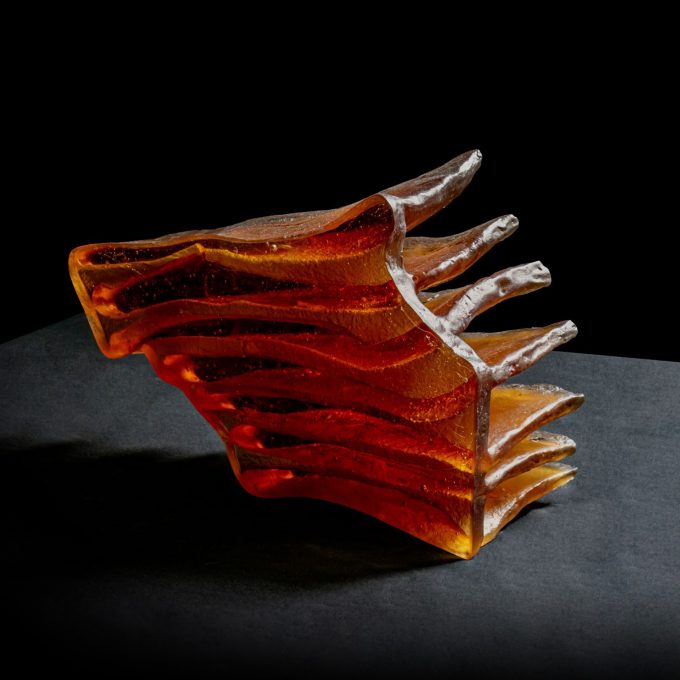 Fine Art Glass Sculpture - Zora Palová